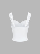 Ruched Crop Tank Top